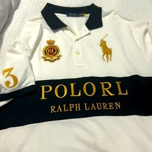 Polo Ralph Lauren Gold Men’s Stitch Lettering Shirt